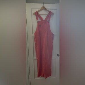 Wildfang Coral Overalls Size XL